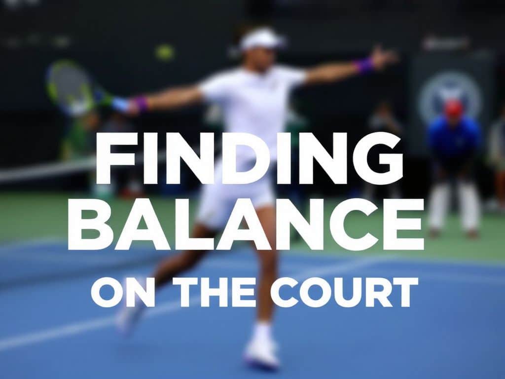 Mastering Tennis Balance Through Hormone Regulation and Practice