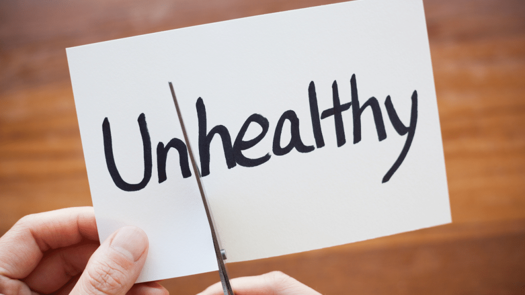 cut unhealthy habits