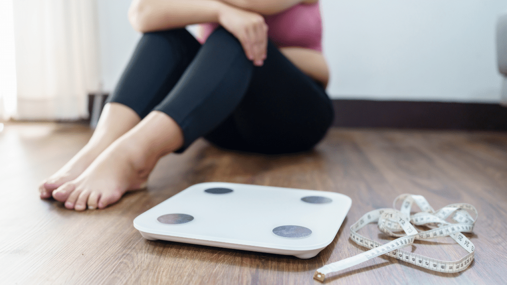 woman unable to lose weight